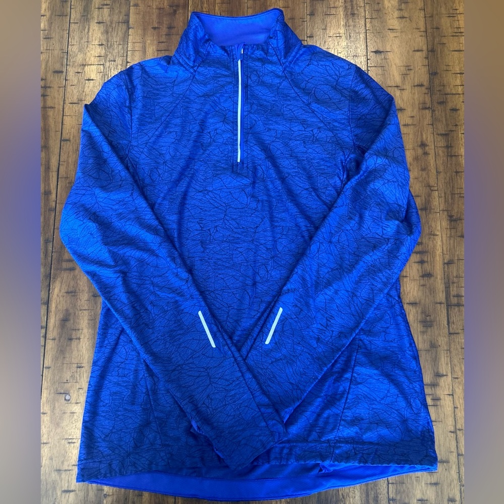 Mondetta Blue/Purple Patterned Zip-Up